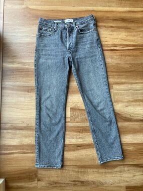 Mango Mar Classic Straight Jeans - Gray